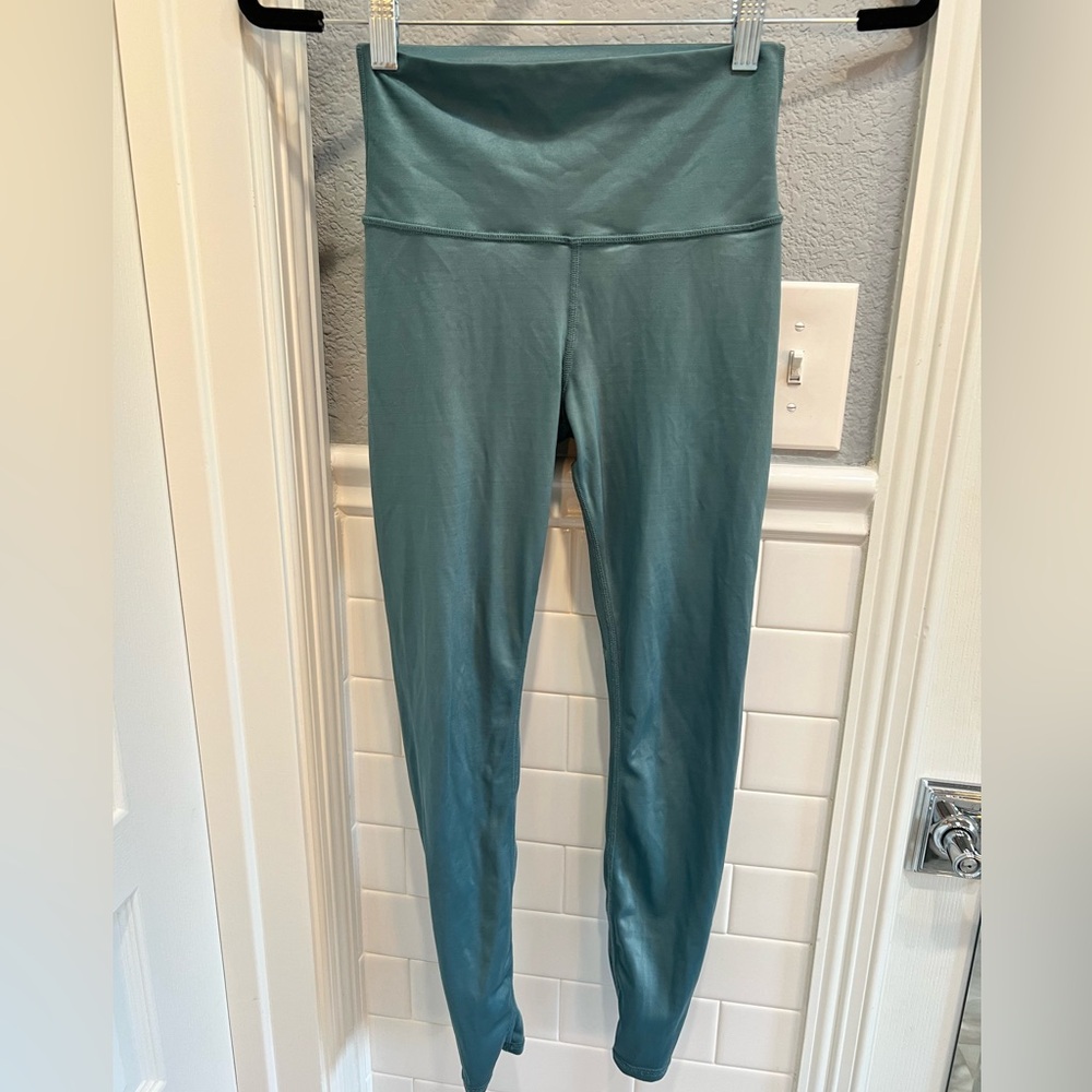 Alo leggings, high rise, size small, teal